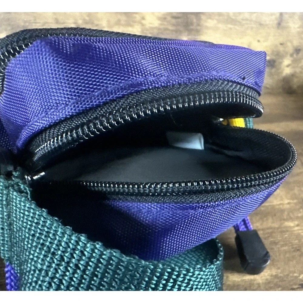 TEK By Tamrac Photo/Digital/Audio/Game Compact Padded Bag Purple Green Strap Y2K